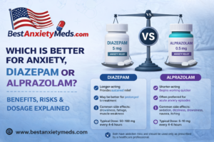 Read more about the article Which is better for anxiety, diazepam or alprazolam?