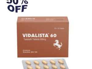 What is Vidalista 60 Mg Vidalista 60 mg is a medicine that helps treat Erectile Dysfunction (ED) and attain stronger erections. Its active salt is Tadalafil, a Phosphodiesterase type 5 inhibitor (PDE5). It is widely manufactured by Centurion Laboratories. What are the benefits of taking Vidalista 60Mg Tadalafil is used to provide relief from Erectile Dysfunction (ED) by increasing the flow of blood to the penis. Vidalista works by inhibiting the PDE5 enzyme. This action boosts the level of cyclic Guanosine Monophosphate (cGMP), which increases penile blood flow and helps attain and maintain an erection when sexual stimulation occurs. It can also be recommended to treat Pulmonary Arterial Hypertension (PAH) and Benign Prostatic Hypertrophy (enlarged prostate) by your doctor. How to take Vidalista 60Mg Vidalista 60 mg tablet is a prescription-based medication for ED and should be consumed as per instructions provided by your healthcare provider. The general guidelines for taking Vidalista are: Take Vidalista about 30-60 minutes before planned sexual activity Swallow the tablet with water or juice; do not crush, chew, or break it It can be taken with or without food, but taking it on an empty stomach may help it work faster Do not take more than one tablet within a 24-hour period What are the Side Effects of Vidalista 60Mg Just like any other medicine, Vidalista may cause some mild side effects that can resolve on their own in some time. Vidalista 60 mg side effects include: Flushing Headache Dizziness Stuffy nose Muscle pain You are advised to contact your doctor if any of these symptoms worsen. Safety Advice Liver problems People with existing liver conditions might find it difficult to process Vidalista. Doctors usually prescribe lower strengths to them. Kidney Impairment People with kidney problems are advised to use Vidalista with caution to prevent further kidney damage. Doctors usually adjust doses accordingly. Pregnant and breastfeeding women Tadalafil 60 mg tablets are not advised for women, and its effects on breastfeeding women have not been studied extensively. Therefore, Vidalista should not be consumed by women who are pregnant or planning to become pregnant. wine Avoid Avoid grapefruit juice and alcohol consumption while taking Vidalista, as they can have adverse effects. Also, avoid medications like Nitrates or Alpha-blockers. They can often result in side effects like fainting or dizziness.