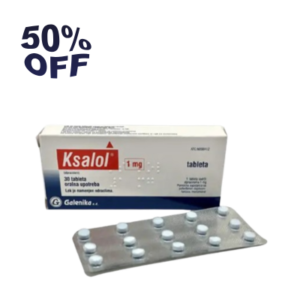 A Ksalol 1 mg tablet contains Alprazolam, which is a benzodiazepine. The doctors have prescribed this effective drug to treat anxiety and panic disorders. The working mechanism of Alprazolam is that it enhances the action of neurotransmitters referred to as GABA in the brain, thus helping to relax the person to reduce the level of anxiety. These tablets can be orally taken and are commercially available in various forms. This medication may be habit-forming if it is taken in amounts more than are recommended or if you take it for a longer period than your prescribing doctor has suggested. You must use this drug strictly under the instructions of your medical doctor only.
